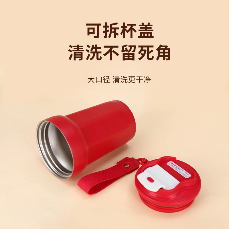 Новый кофе Cup из нержавеющей стали 316 сsolid color простой верёвочный изоляционный Cup Flip Cover Direct Drink Gift Cup Wholesale