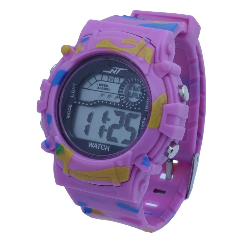 Детские электронные часы камуфляж женские маленькие многофункциональные красочные световые часы светящиеся часы рекламные часы