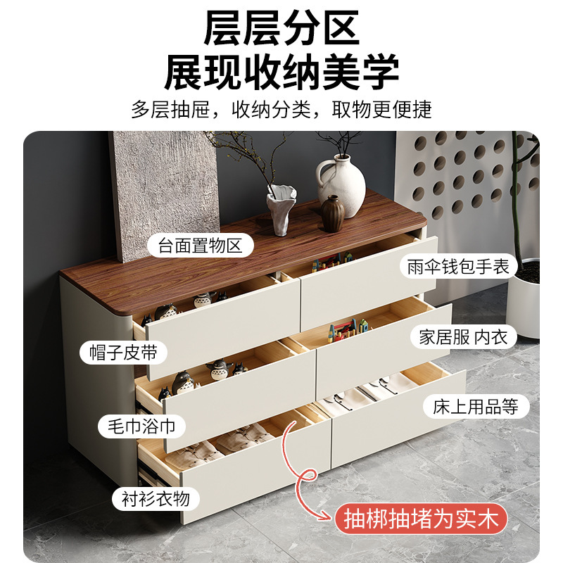 モダンでシンプルなチェスト、リビングルームの壁面収納キャビネット、寝室のチェスト、一体型収納キャビネット、塗装されたベッドサイド収納キャビネット|undefined