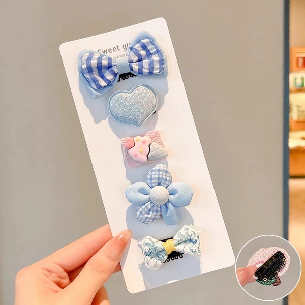 Blue curlers, 5 pieces