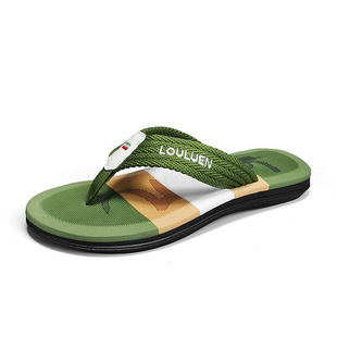 Vietnamese Flip-Flops Men's Trendyy Korean Version 2023 New Outer Wear Flip-Flops Men's Casual Summer Beach Shoes