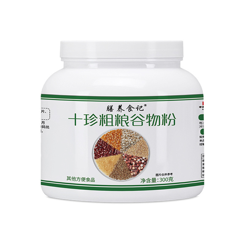 膳养食记十珍粗粮谷物粉300g罐装藜麦山药芡实粗粮代餐粉一件代发|undefined