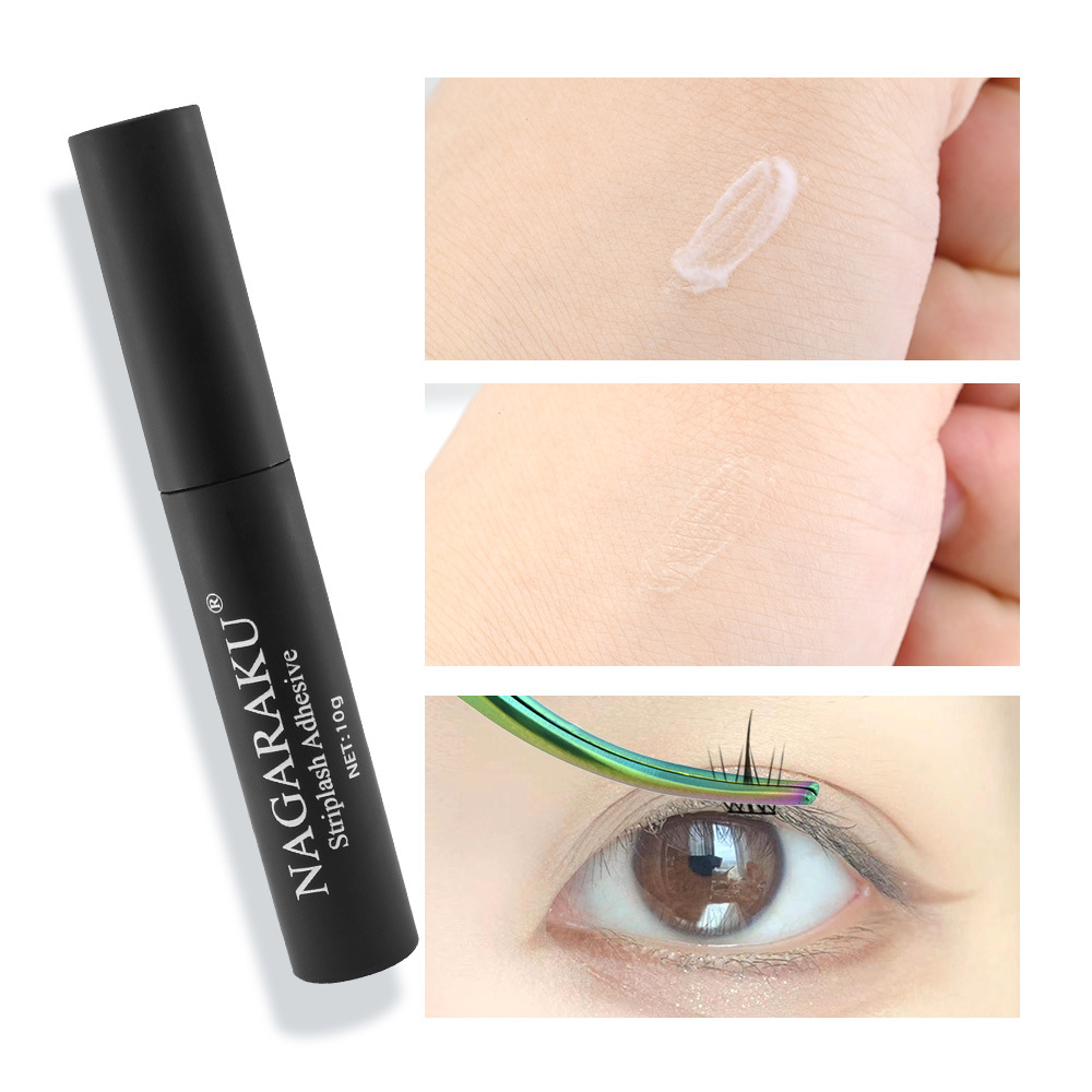 NAGARAKU girasol perezoso trilogía pestañas falsas solo racimo auto-injerto aire de hadas conjunto de dibujos animados en caja