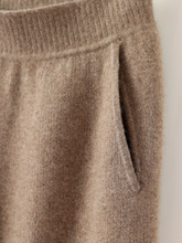 秋冬加厚空气层双面羊毛针织休闲裤外穿萝卜裤女小脚哈伦裤