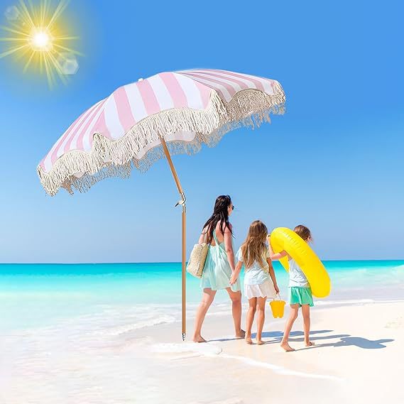 Wooden Pole Tassel Umbrella Outdoor Parasol Garden Courtyard Umbrella Retro Windproof Umbrella Scenic Area Leisure Rotatable Beach Umbrella Wooden Pole Tassel Umbrella Outdoor Parasol Garden Courtyard Umbrella Retro Windproof Umbrella Scenic Area Leisure Rotatable Beach Umbrella