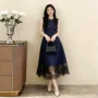 无袖蕾丝绝美漂亮连衣裙