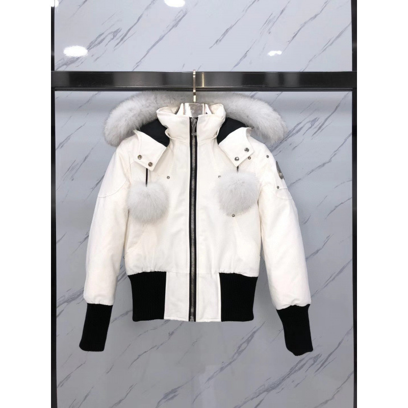 Cross-Border Putian High Version Small Scissors 03 Couple Style Women's down Jacket Fox Fur Collar Bomber Jacket