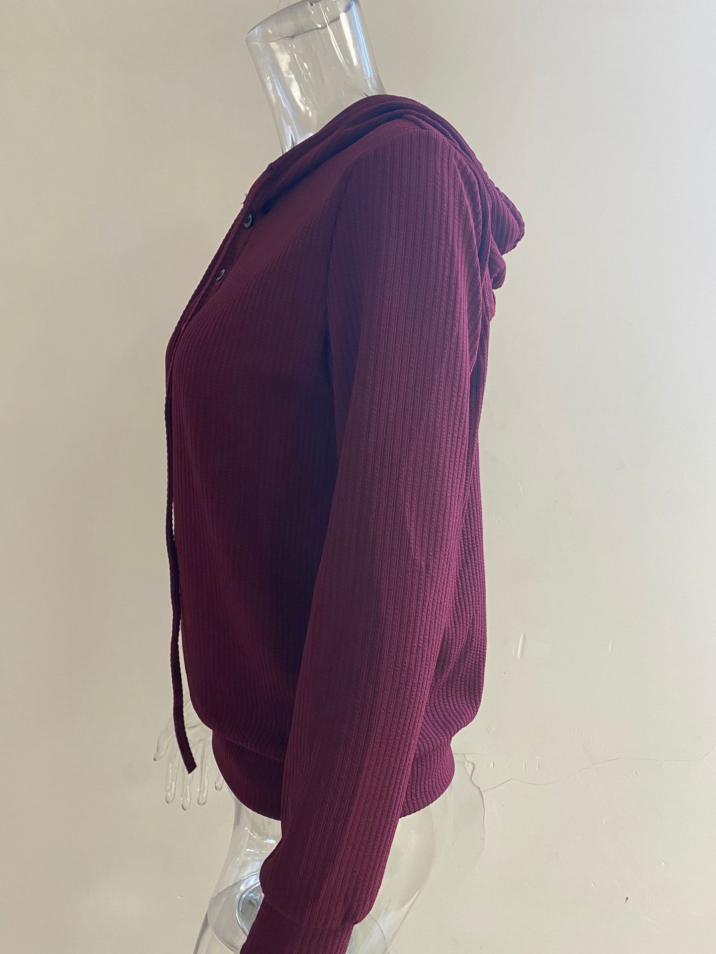 Women's Hoodie Long Sleeve Hoodies & Sweatshirts Casual Solid Color display picture 11