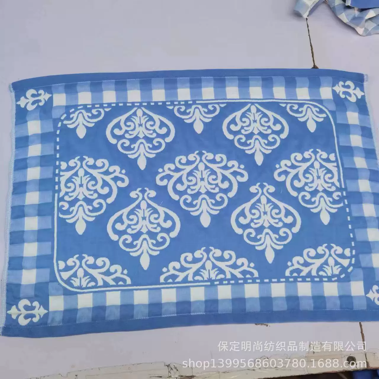 厂家直销布艺枕巾纱布枕巾涤棉枕巾150克大学生枕巾欧式复古枕巾