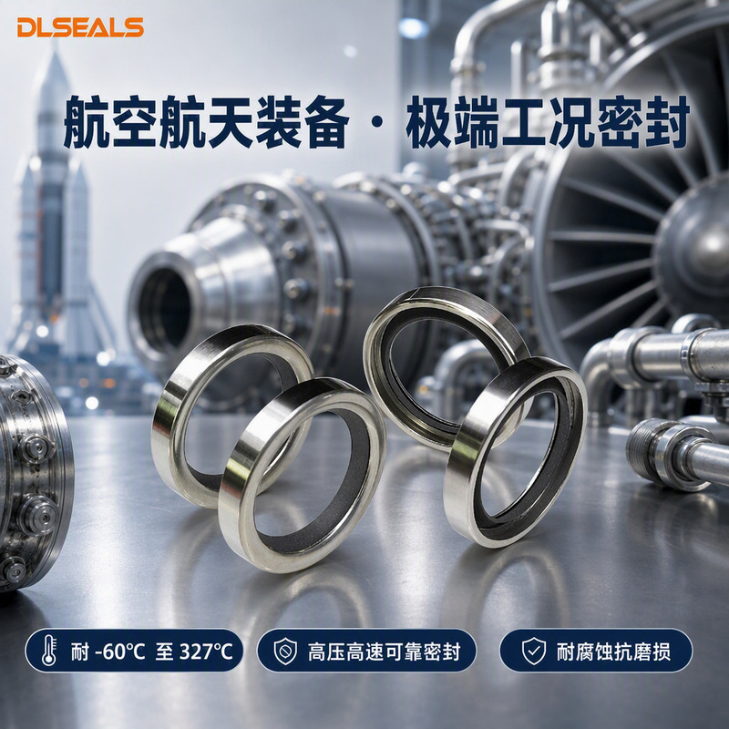 Ptfe Stainless Steel Oil Seal Machinery Industry Equipment Teflon Lip Seal Mixer Air Compressor Single/Double Lip Seal Parts