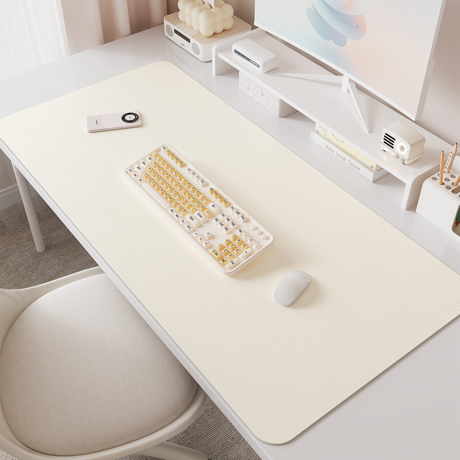 Solid color memory white / 40*60cm