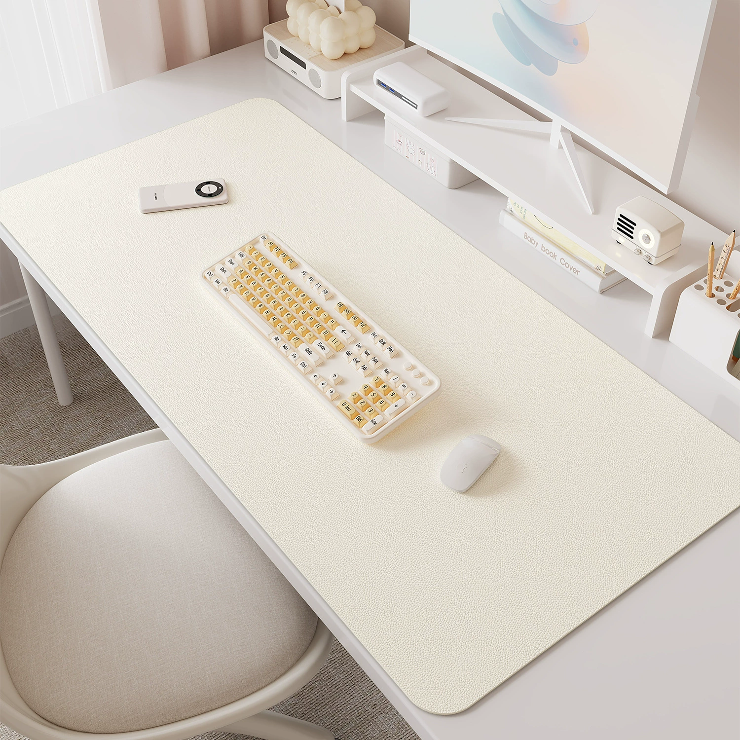 Waterproof Desk Mat Non-slip Leather from Yomiego