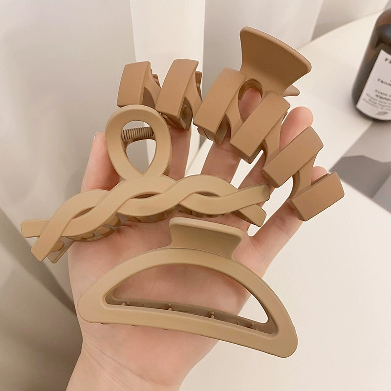 Акриловый декоративный аксессуар для волос, крабовый заколка, зажимHairgrip, большие заколки, акула, набор, французский стиль, стиль высокого качества