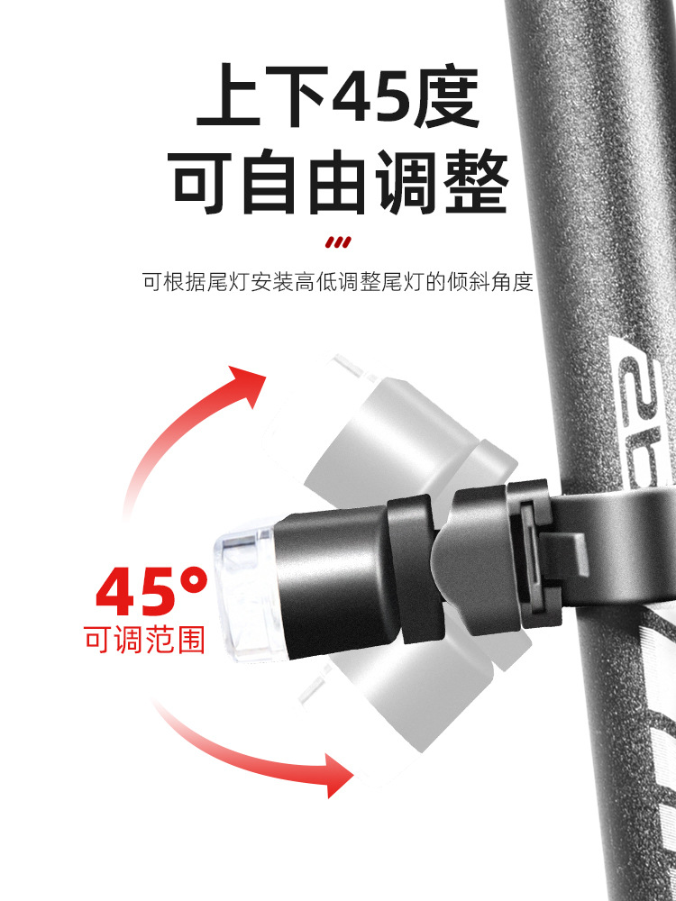 Luz trasera de bicicleta de carretera de montaña para girar bicicleta ciclismo nocturno ciclismo nocturno niños equilibrio bicicleta flash advertencia