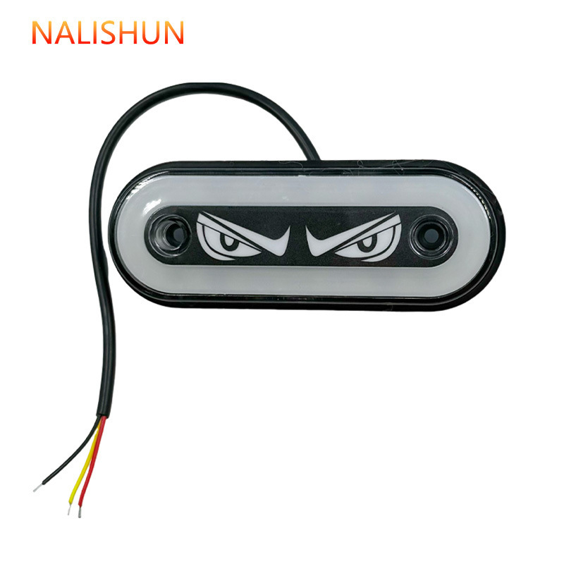 トラックグリル車両ライト、小さな黄色のライト、点滅ライト、12V24V 幅表示ライト、LED 明るい防水修正ユニバーサル|undefined