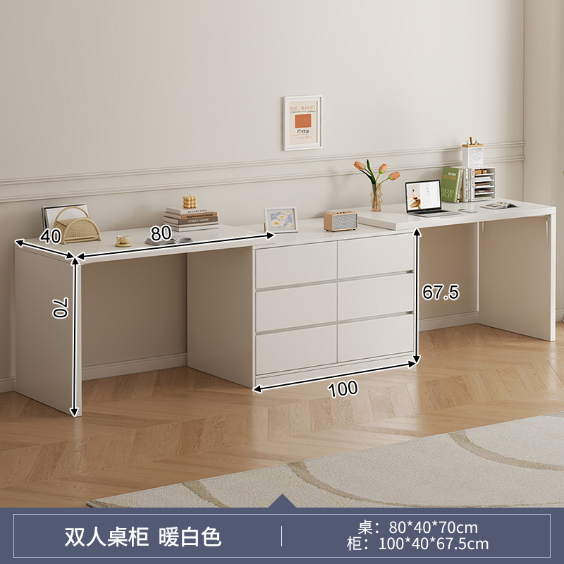 Tocador dormitorio simple moderno tocador escritorio de la computadora integrado escritorio doble estudiante ESTUDIO EN CASA MESA de maquillaje
