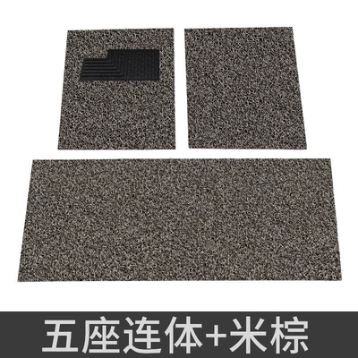Loops, Non-Slip Silicone Thickened Mats, Universal Foot Pad - beige-brown-silk-circle-three-piece-set