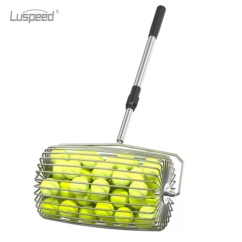 不锈钢滚轮式乒乓球捡球器轻便乒乓球拾球器捡球神器可调捡球器材