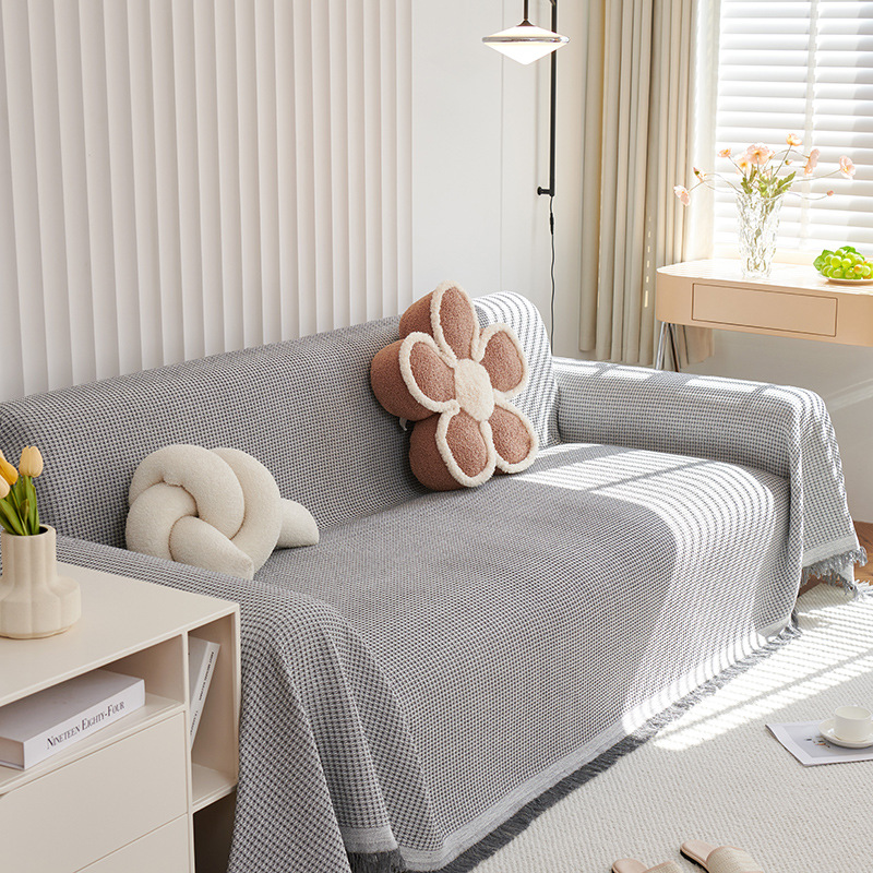 우수한 면 두꺼워진 우아한 회색