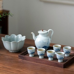 陶磁器のワインセットの高級ワイングラスの家庭用ワインカップの分酒器の白杯のワインポットのギフトボックスのお土産卸売り