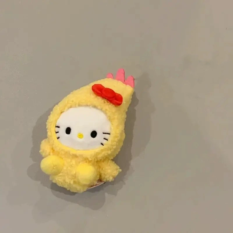 Плюшевый брелок-подвеска Hello Kitty, милый кукольный брелок для сумки, 11 см, легкий и прочный
