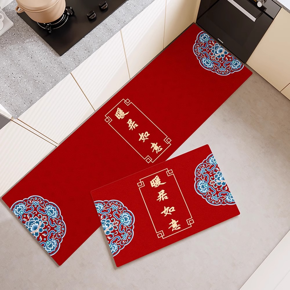 Xiaoqiu se mueve cocina absorción de agua almohadilla antideslizante, alfombra de barro de diatomeas, nueva casa en la ceremonia de decoración de suministros