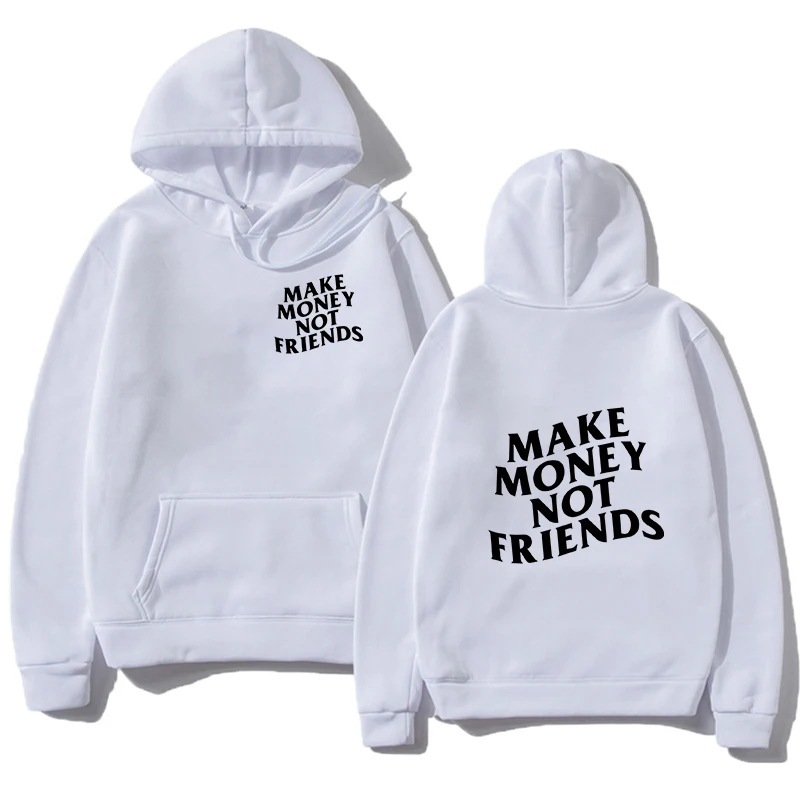 Funny Need Money Letter Print Hoodie Fashion Design Men's Wo