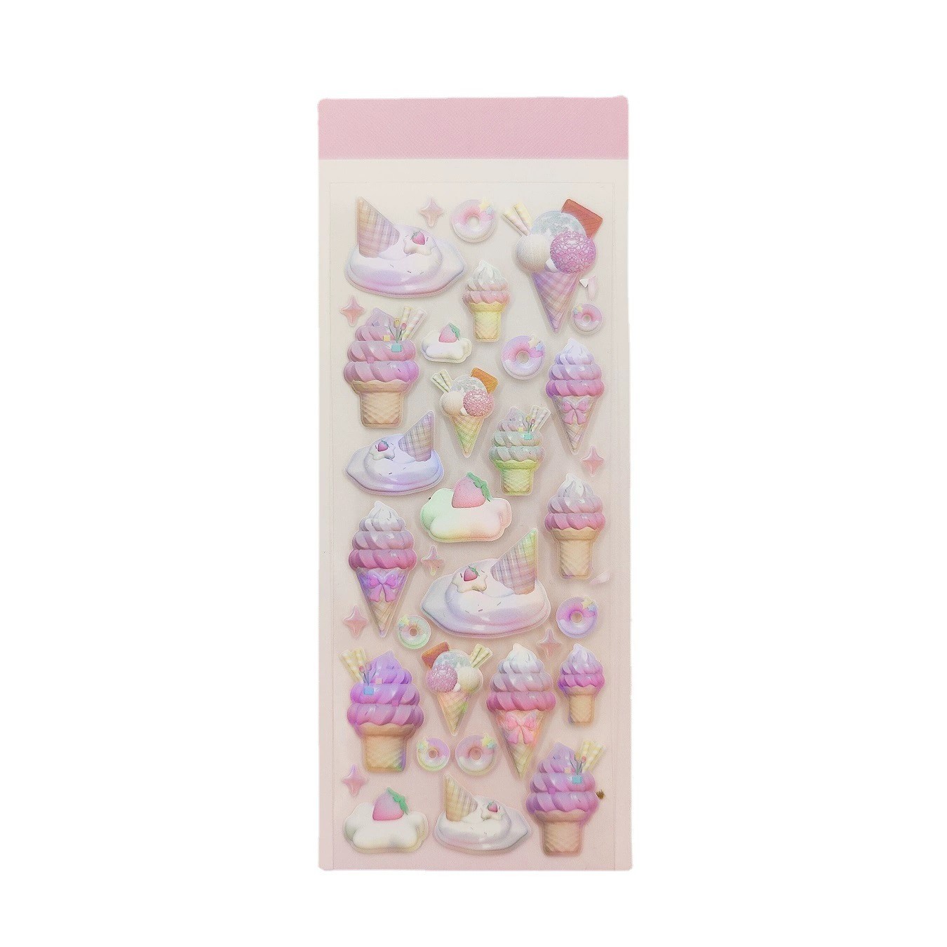 3D наклейка (Xingyue) милая cartoon пайетка карта, 6,7×16,5 см, 5 дизайнов, упакована в OPP