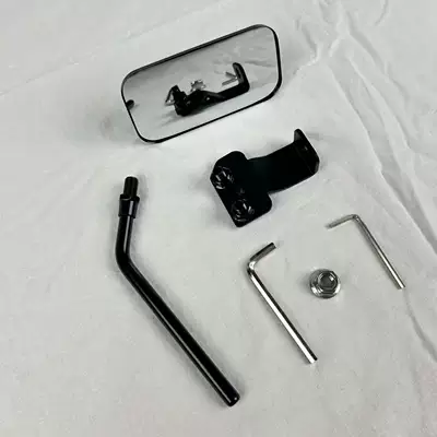 Suitable for 2018+ Suzuki Jimny JB64 JB74 exterior modification wide-angle auxiliary rearview mirror blind spot mirror (Large field of view rear view auxiliary mirror) - left