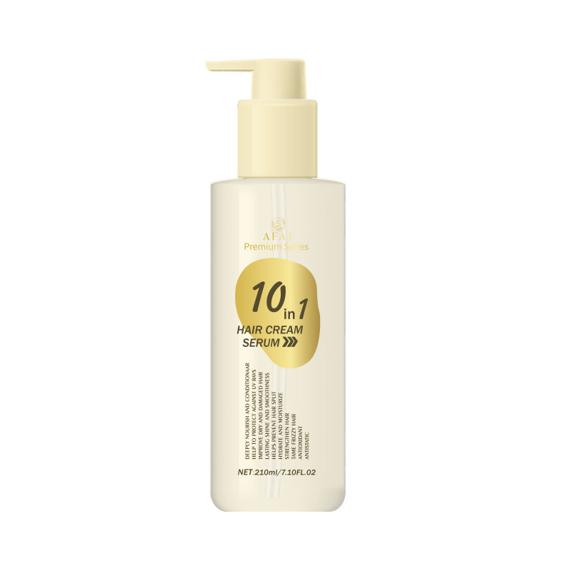 完全英語 AFAJ10-in-1 洗浄不要のヘアケアクリームユニバーサルリフレッシュオイルコントロールスムーズヘアマスク卸売|undefined