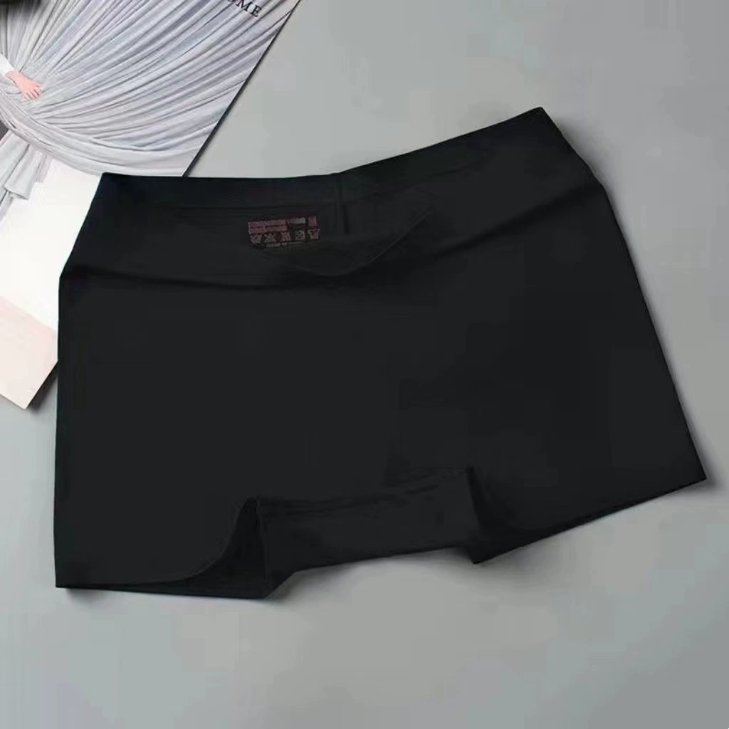 Summer Safe Trousers, Breathable Waistband, Silk-Like Mid-Rise Shorts, Protective Underwear