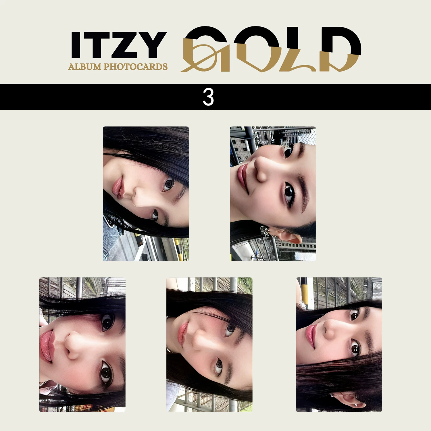 Девятый мини-альбом ITZY «Gold» специальная карта, маленькая карта, Хуан Лижи, Хуан Лижень