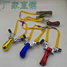 厂家直销98k奔驰弹弓水平仪红外线扁皮筋98k激光快压不锈钢弹弓器