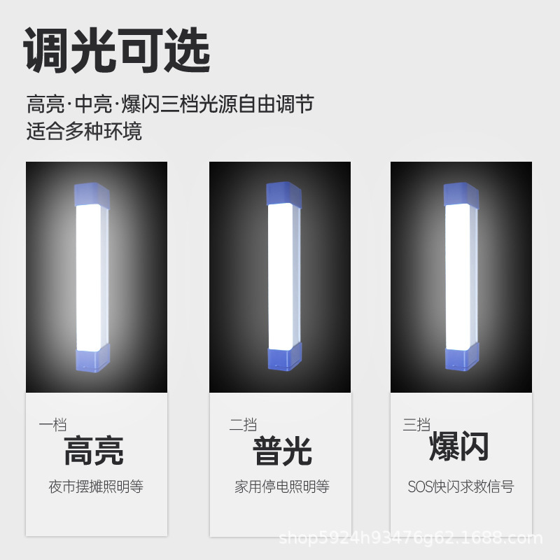 跨境工厂太阳能USB充电户外LED应急灯泡露营照明灯便携式防水灯|undefined