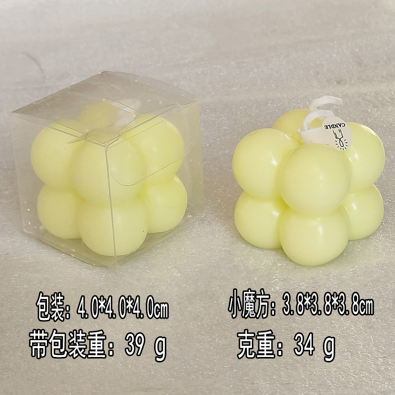 Mini cubo de rubik de perfumes regalos creativos hechos a mano adornos para el hogar props de disparo pequeñas fragancias