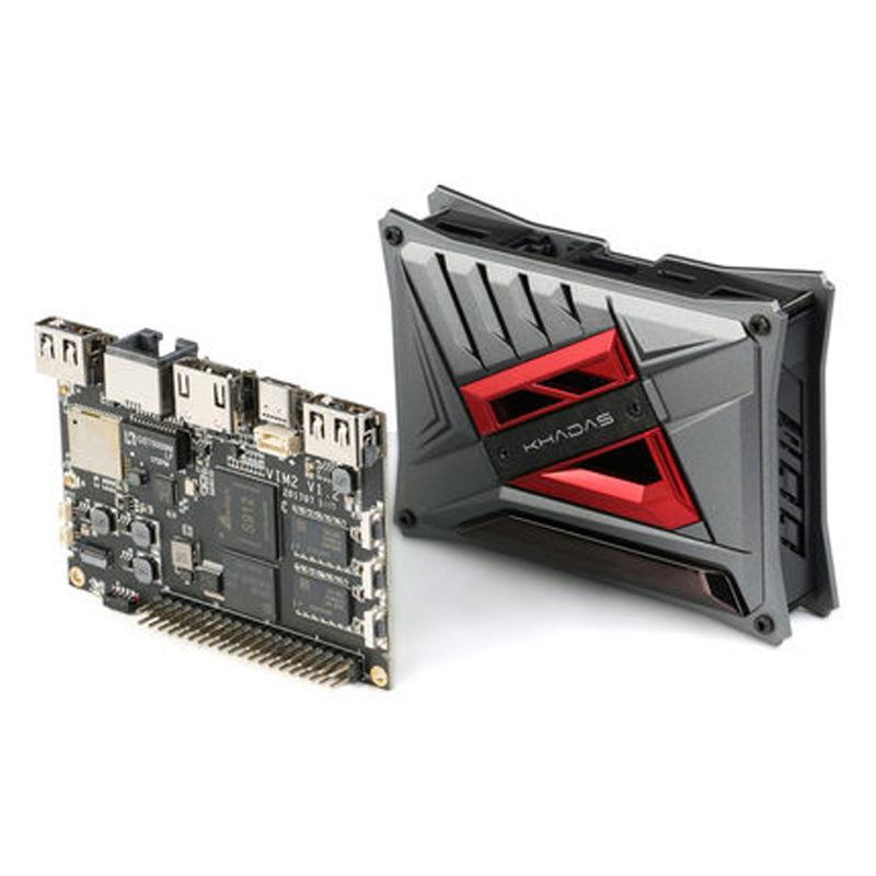 Khadas VIM1/2 Basic/MAX开发学习板 蓝牙+WiFi/8核64ARM A53