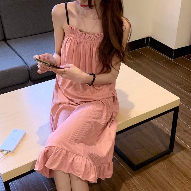 Vestido de noche con tirantes estilo princesa para mujer_voghion.com