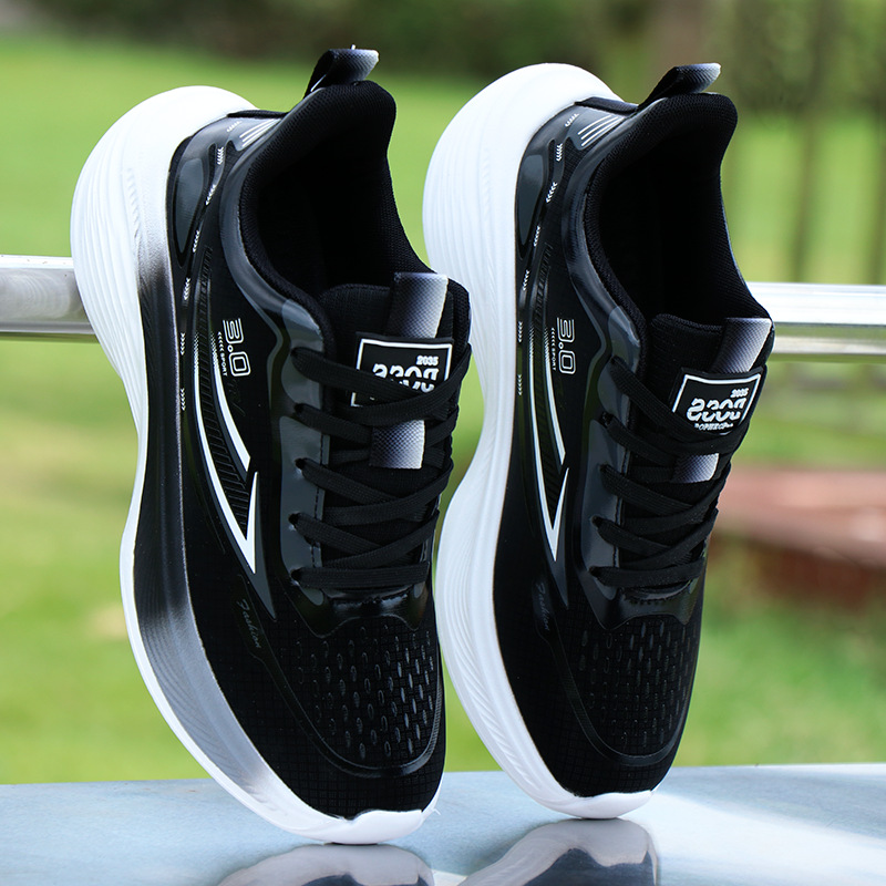 [Aumento de altura y delgado] zapatos de correr de hombre ligeros primavera / verano 2025 zapatos casuales de malla transpirables zapatos deportivos de hombre versátiles image 4