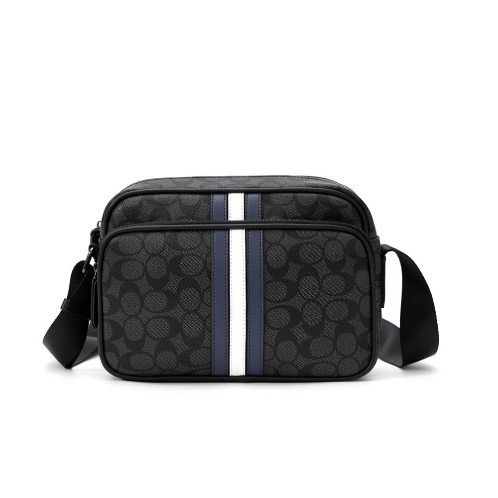 2026 New Plaid Men's Bag, Shoulder Bag, Crossbody Bag, Small Bag, Business Casual Small Crossbody Bag, Trendy Brand Horizontal Crossbody Bag Wholesale
