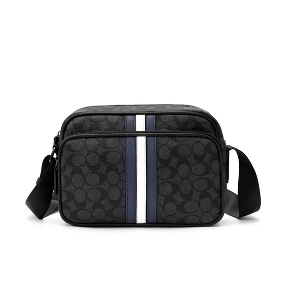 2026 New Plaid Men's Bag, Shoulder Bag, Crossbody Bag, Small Bag, Business Casual Small Crossbody Bag, Trendy Brand Horizontal Crossbody Bag Wholesale