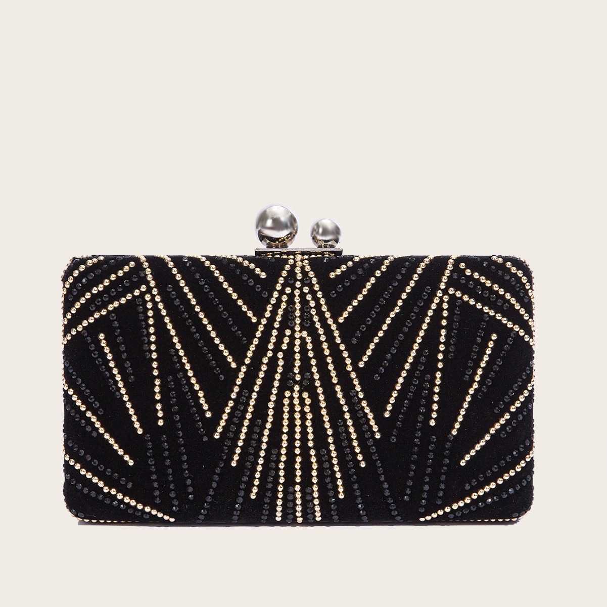 Clutch Evening Metal High-end Lock Buckle Chain Trendy New Women's Bag_voghion.com