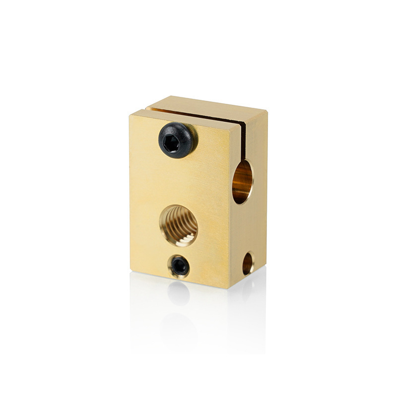 V6 PT100 brass heating block high quality