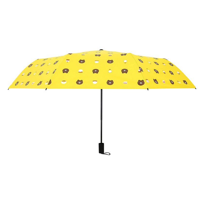 Производитель оптом продает полностью автоматические милые зонты с мультяшными рисунками для солнечной и дождливой погоды, 70% off складных зонта с защитой от солнца, рекламные зонты.