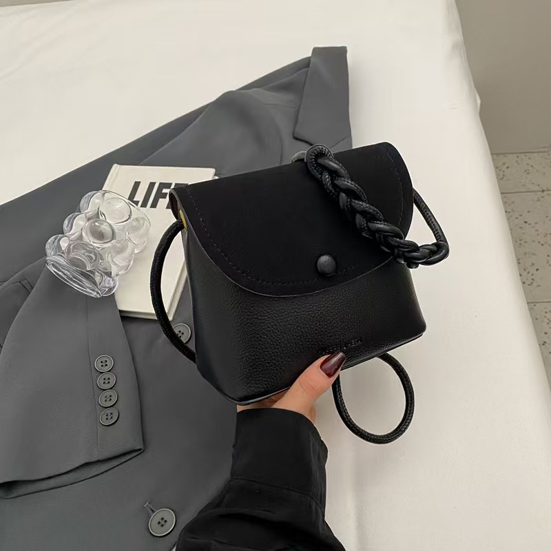 Borsa a secchiello donna vintage, elegante borsa a tracolla_voghion.com