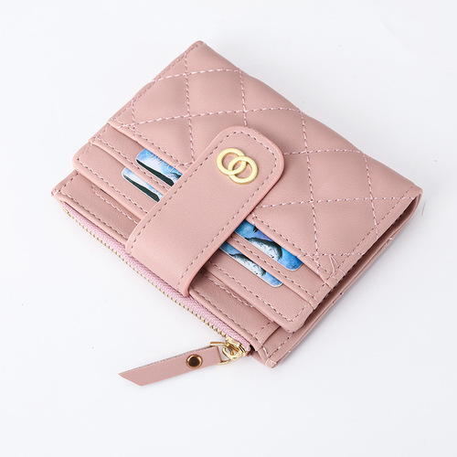  New Creative Zipper Coin Purse Korean Style Multi-Card Slot Student Wallet Fashion Short Wallet for Women