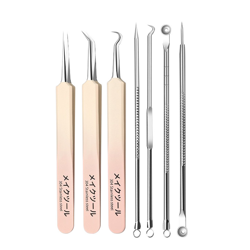 Ventas directas de alta aguja de acné cellular clip set salón de belleza herramientas de acné limpias pinzas ultra finas