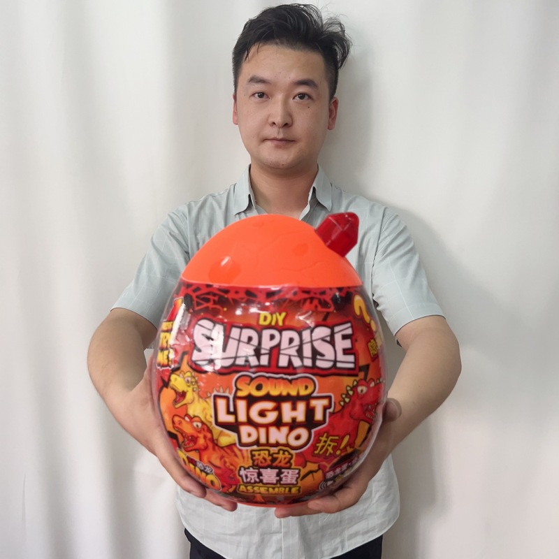 特大恐竜の卵サプライズブラインドエッグ解体考古学ティラノサウルスレックスブラインドボックス発光とサウンド DIY おもちゃギフト|undefined
