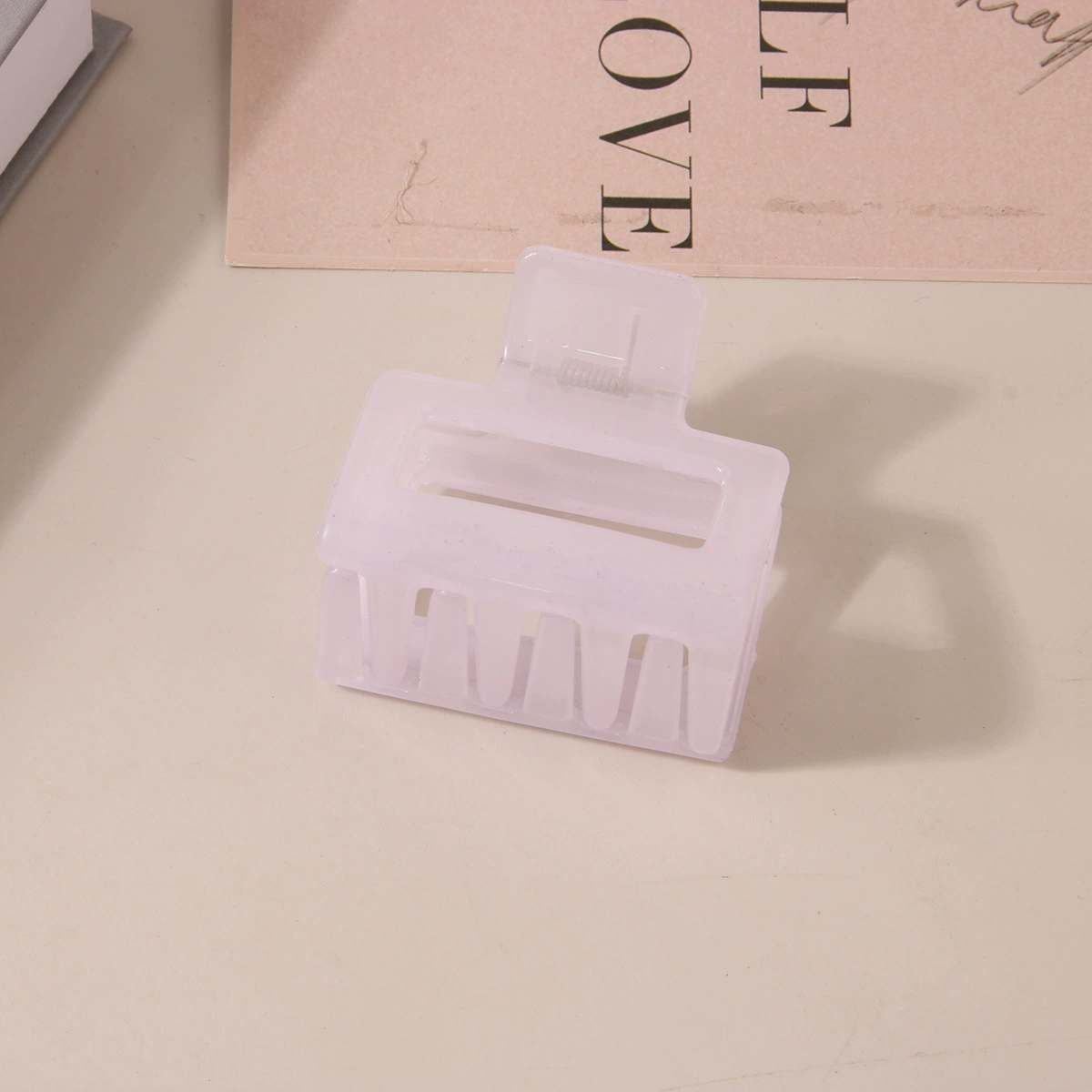 (Cross-border trading), rectangular matte crab pin, big shark, hairgrip, Amazon, simple and elegant design