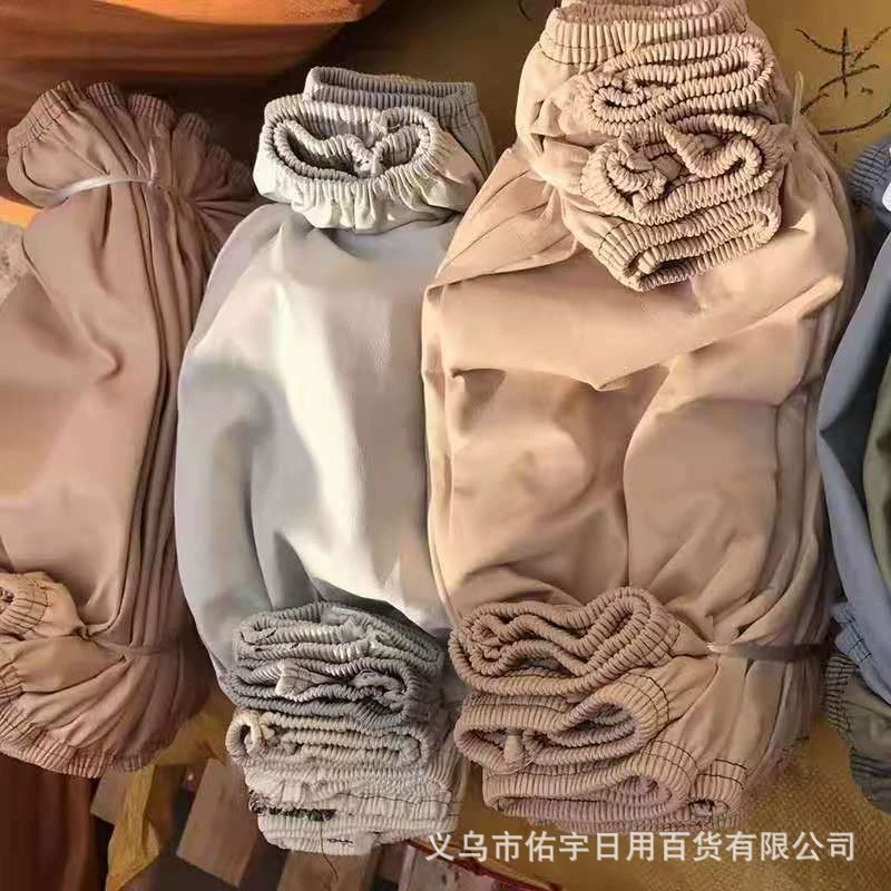 Оптовая продажа фабрики PU мягкая кожа водонепроницаемый рукав анти-обрастания анти-масло охраны труда рукав оптовая цвет случайный