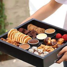 跨境批发蛋糕糖果水果盒餐饮包装拼盘盒小零食纸盒甜品打包包装盒